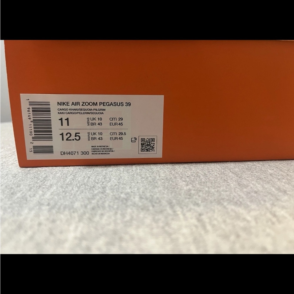 Nike Air Zoom Pegasus 39 Cargo Khaki Running Men's Shoe Size 11 DH4071-300 - Picture 11 of 11